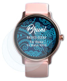 Schutzfolie Bruni kompatibel mit Hama Fit Watch 4910, glasklare (2X)