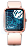 Schutzfolie Bruni kompatibel mit Hama Fit Watch 5910, glasklare (2X)