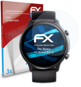 atFoliX FX-Clear Schutzfolie für Hama Fit Watch 6910