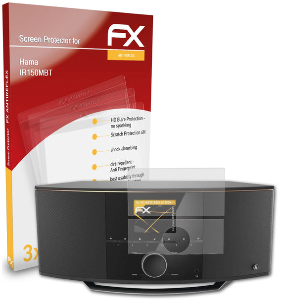 atFoliX FX-Antireflex Displayschutzfolie für Hama IR150MBT
