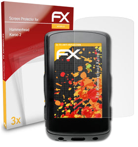 atFoliX FX-Antireflex Displayschutzfolie für Hammerhead Karoo 2