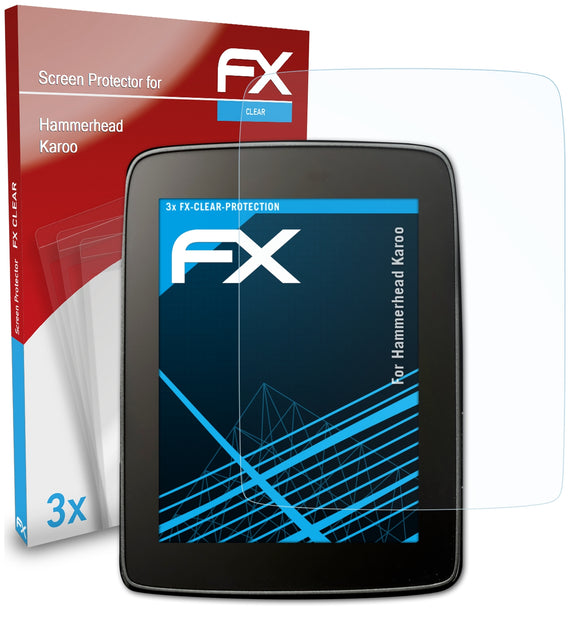atFoliX FX-Clear Schutzfolie für Hammerhead Karoo