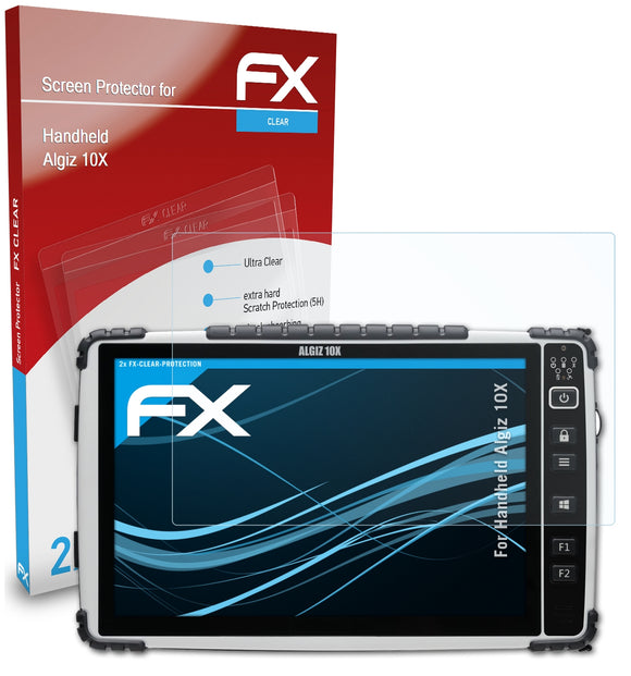atFoliX FX-Clear Schutzfolie für Handheld Algiz 10X
