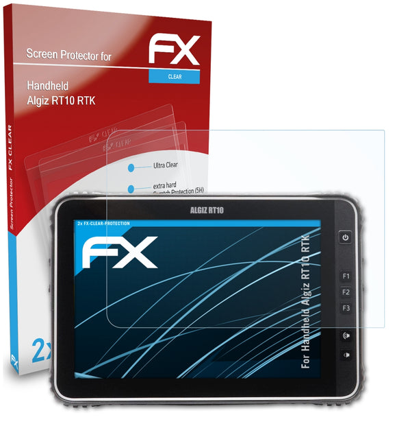 atFoliX FX-Clear Schutzfolie für Handheld Algiz RT10 RTK