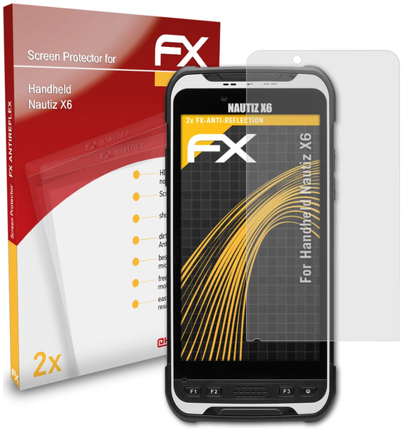 atFoliX FX-Antireflex Displayschutzfolie für Handheld Nautiz X6