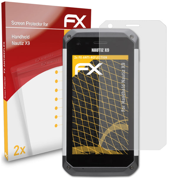 atFoliX FX-Antireflex Displayschutzfolie für Handheld Nautiz X9