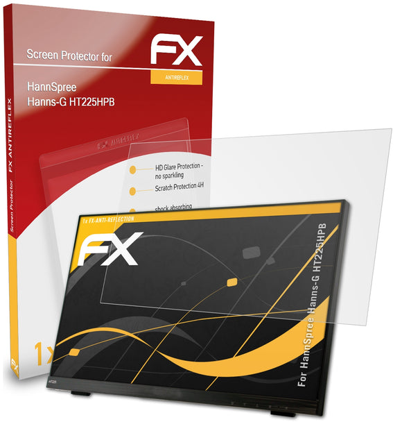 atFoliX FX-Antireflex Displayschutzfolie für HannSpree Hanns-G HT225HPB