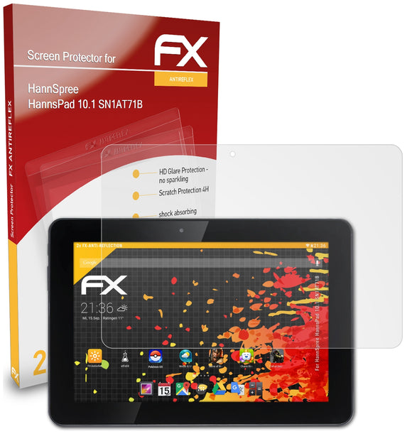 atFoliX FX-Antireflex Displayschutzfolie für HannSpree HannsPad 10.1 (SN1AT71B)