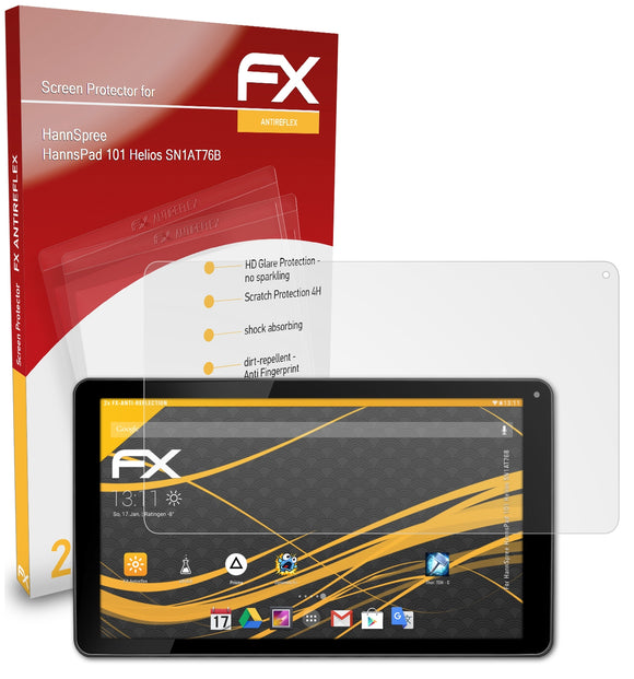 atFoliX FX-Antireflex Displayschutzfolie für HannSpree HannsPad 101 Helios (SN1AT76B)