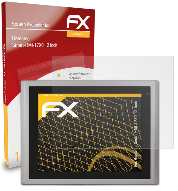 atFoliX FX-Antireflex Displayschutzfolie für Hematec Smart-HMI-17X0 (12 Inch)