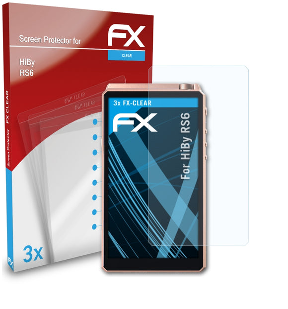 atFoliX FX-Clear Schutzfolie für HiBy RS6