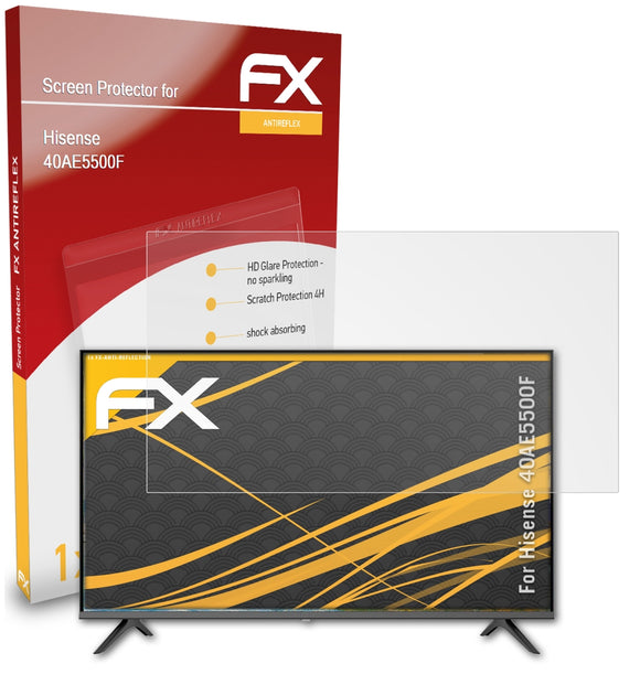 atFoliX FX-Antireflex Displayschutzfolie für Hisense 40AE5500F