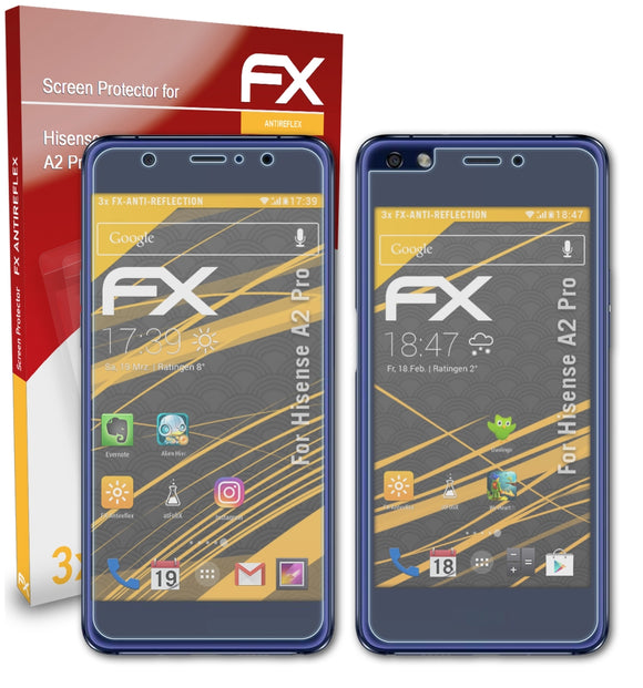 atFoliX FX-Antireflex Displayschutzfolie für Hisense A2 Pro