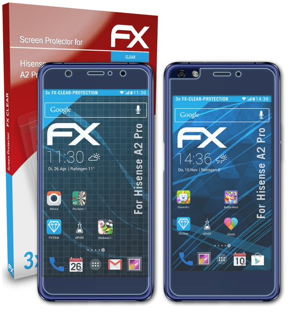 atFoliX FX-Clear Schutzfolie für Hisense A2 Pro