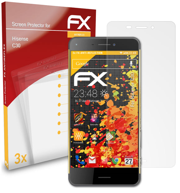 atFoliX FX-Antireflex Displayschutzfolie für Hisense C30