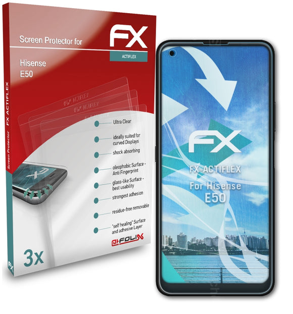 atFoliX FX-ActiFleX Displayschutzfolie für Hisense E50