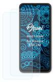 Schutzfolie Bruni kompatibel mit Hisense E50 Lite, glasklare (2X)