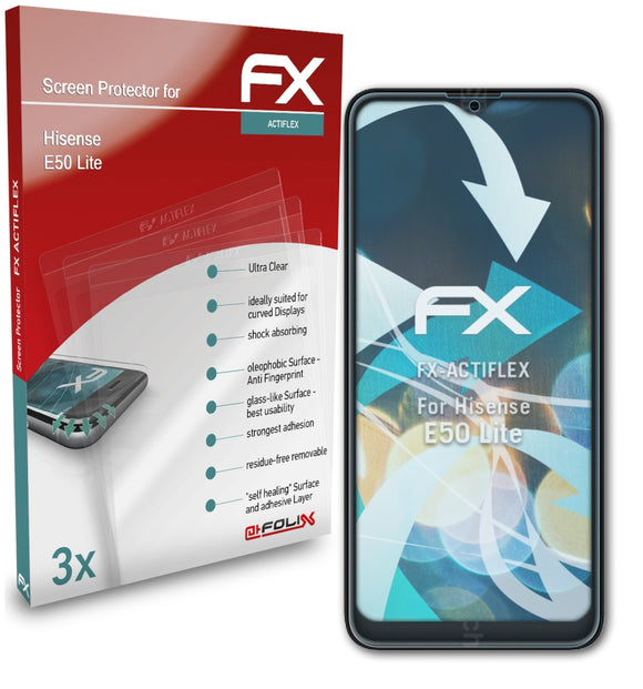 atFoliX FX-ActiFleX Displayschutzfolie für Hisense E50 Lite