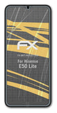 Panzerfolie atFoliX kompatibel mit Hisense E50 Lite, entspiegelnde und stoßdämpfende FX (3X)
