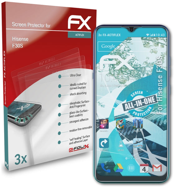 atFoliX FX-ActiFleX Displayschutzfolie für Hisense F30S