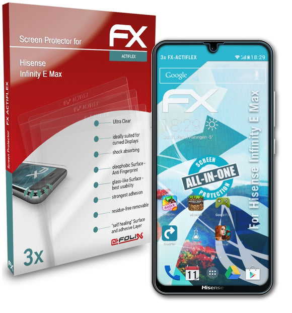 atFoliX FX-ActiFleX Displayschutzfolie für Hisense Infinity E Max