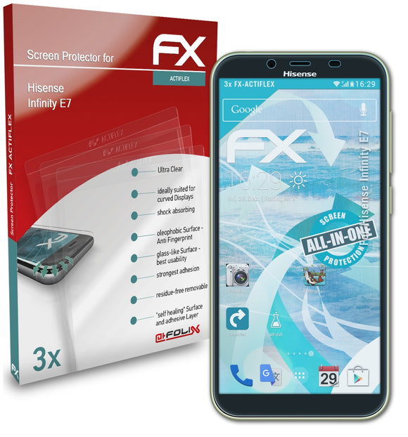 atFoliX FX-ActiFleX Displayschutzfolie für Hisense Infinity E7