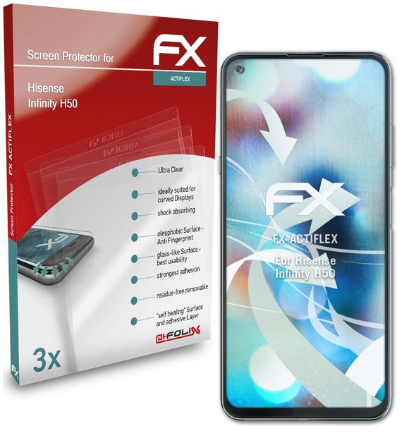 atFoliX FX-ActiFleX Displayschutzfolie für Hisense Infinity H50