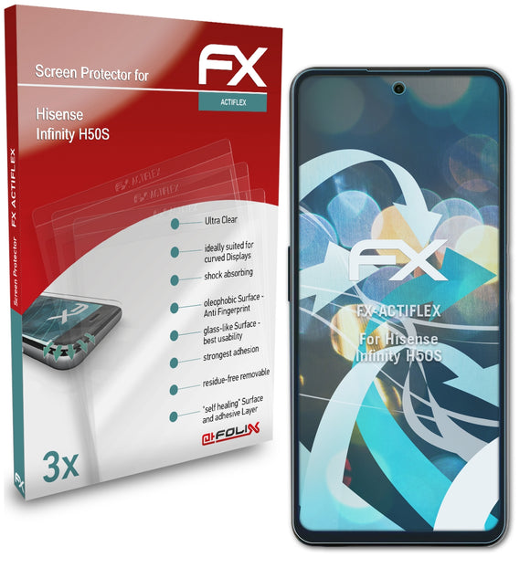 atFoliX FX-ActiFleX Displayschutzfolie für Hisense Infinity H50S