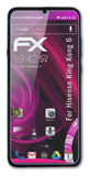 Glasfolie atFoliX kompatibel mit Hisense King Kong 6, 9H Hybrid-Glass FX