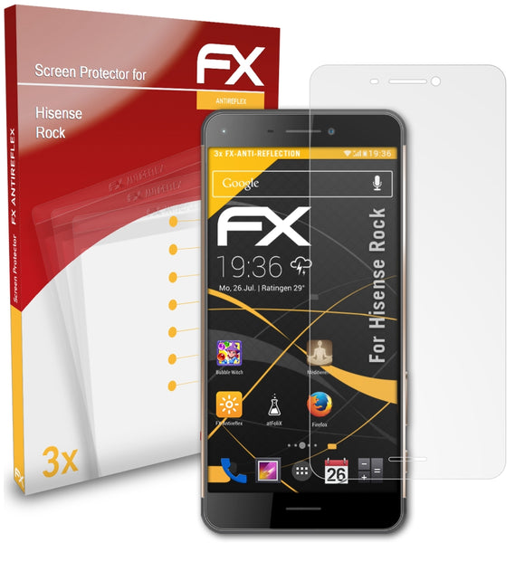 atFoliX FX-Antireflex Displayschutzfolie für Hisense Rock