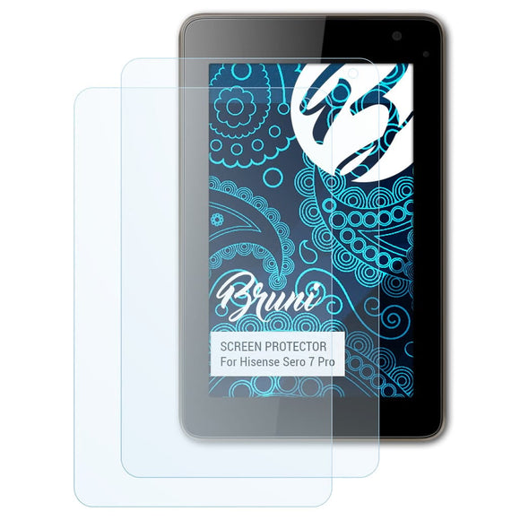 Bruni Basics-Clear Displayschutzfolie für Hisense Sero 7 Pro