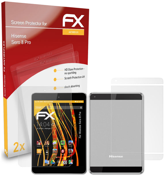 atFoliX FX-Antireflex Displayschutzfolie für Hisense Sero 8 Pro