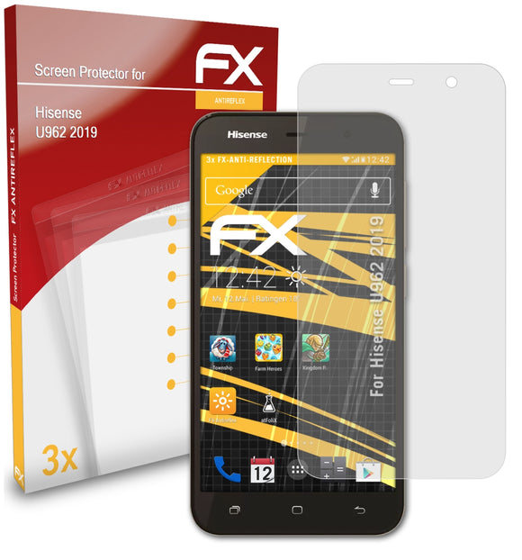 atFoliX FX-Antireflex Displayschutzfolie für Hisense U962 2019