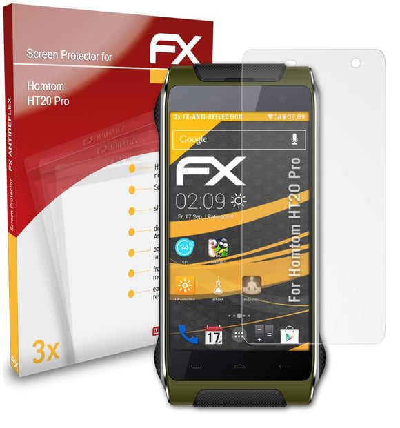 atFoliX FX-Antireflex Displayschutzfolie für Homtom HT20 Pro
