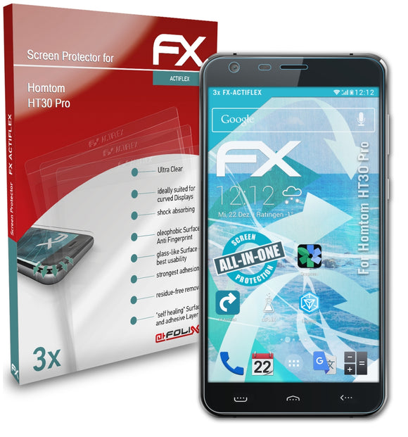 atFoliX FX-ActiFleX Displayschutzfolie für Homtom HT30 Pro
