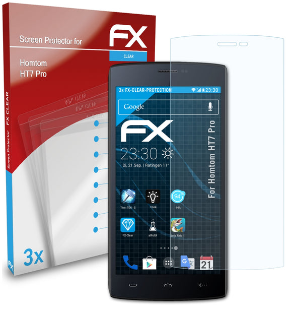 atFoliX FX-Clear Schutzfolie für Homtom HT7 Pro