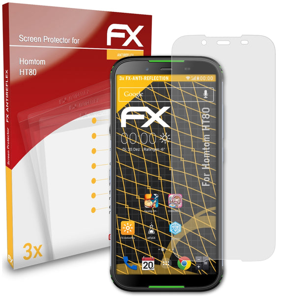 atFoliX FX-Antireflex Displayschutzfolie für Homtom HT80