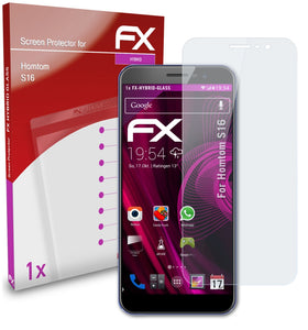 atFoliX FX-Hybrid-Glass Panzerglasfolie für Homtom S16