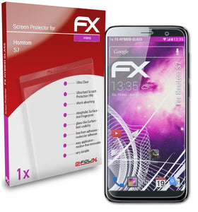 atFoliX FX-Hybrid-Glass Panzerglasfolie für Homtom S7