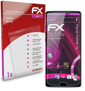 atFoliX FX-Hybrid-Glass Panzerglasfolie für Homtom S9 Plus