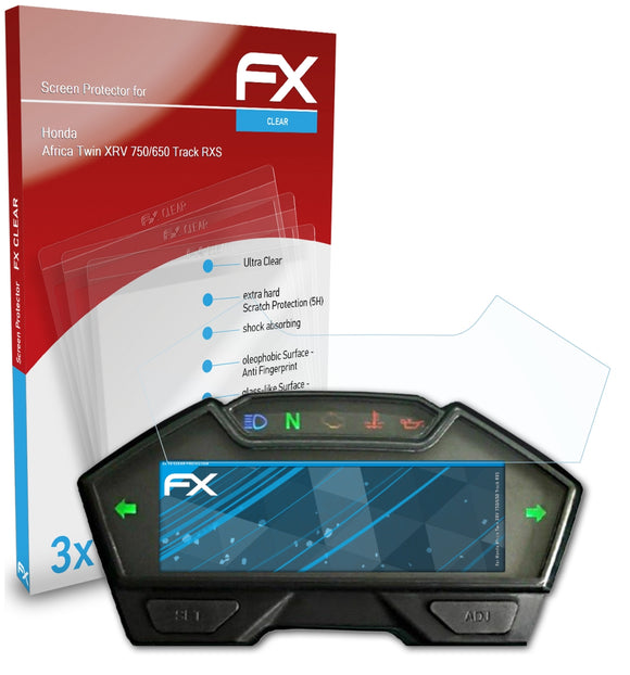 atFoliX FX-Clear Schutzfolie für Honda Africa Twin XRV 750/650 Track RXS
