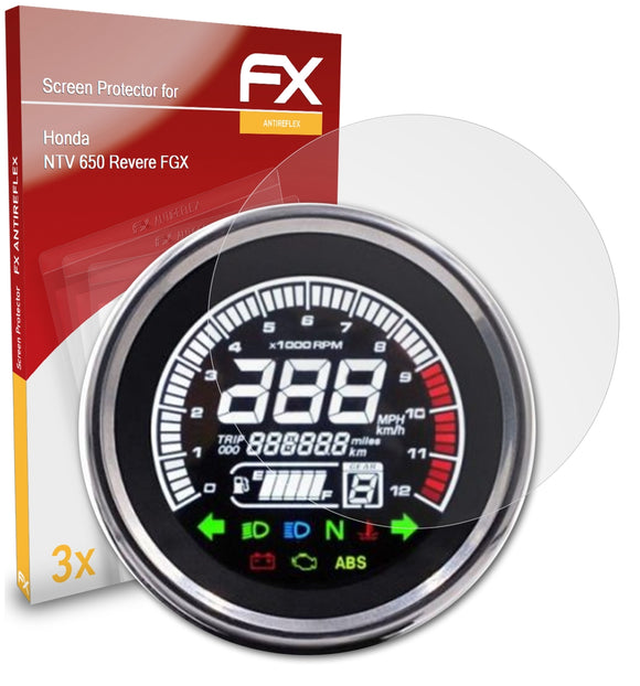 atFoliX FX-Antireflex Displayschutzfolie für Honda NTV 650 Revere FGX