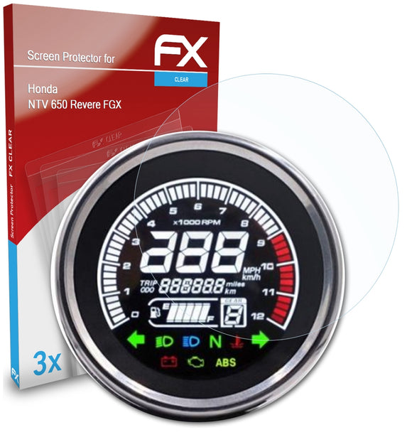 atFoliX FX-Clear Schutzfolie für Honda NTV 650 Revere FGX