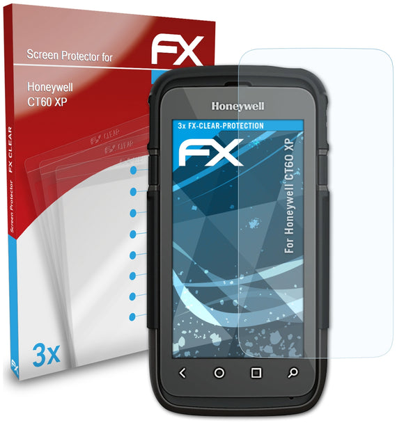 atFoliX FX-Clear Schutzfolie für Honeywell CT60 XP