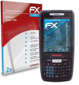atFoliX FX-Clear Schutzfolie für Honeywell Dolphin 7800