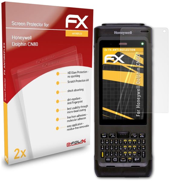 atFoliX FX-Antireflex Displayschutzfolie für Honeywell Dolphin CN80