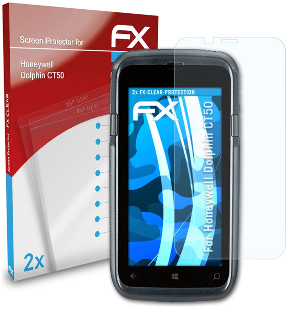 atFoliX FX-Clear Schutzfolie für Honeywell Dolphin CT50
