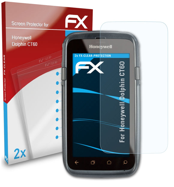 atFoliX FX-Clear Schutzfolie für Honeywell Dolphin CT60