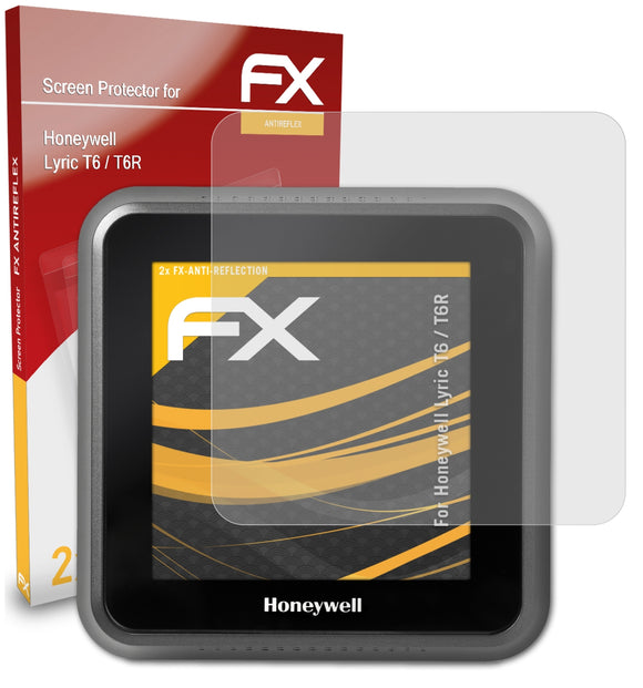 atFoliX FX-Antireflex Displayschutzfolie für Honeywell Lyric T6 / T6R