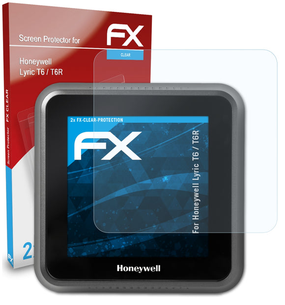 atFoliX FX-Clear Schutzfolie für Honeywell Lyric T6 / T6R